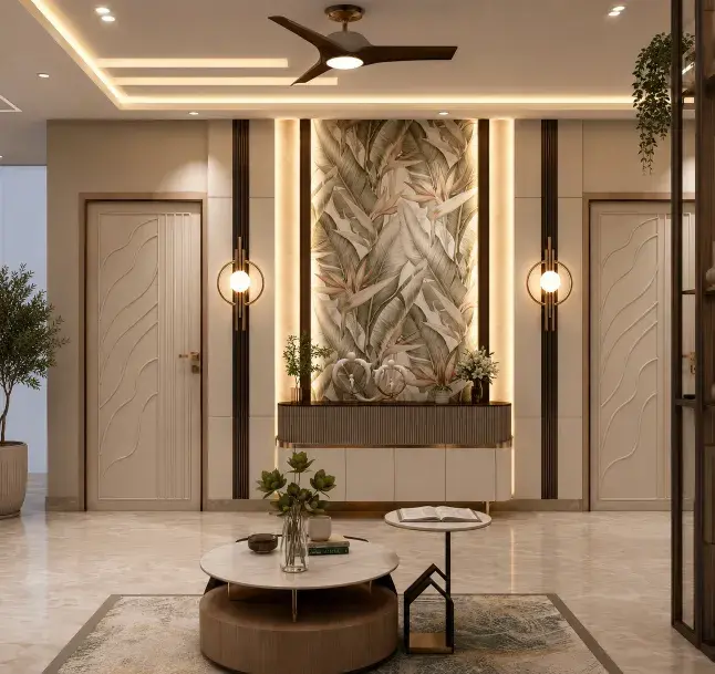 Foyer area interior design Bangalore